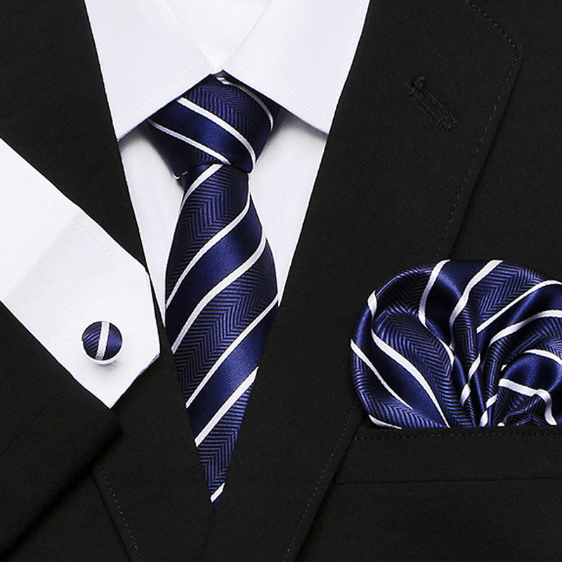 Paisley Tie Three-Piece Set for European and American Style - Neon North Clothing