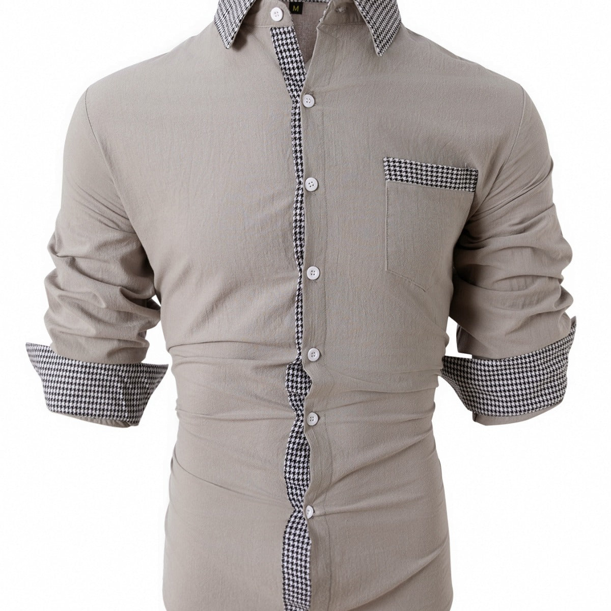 Mens Casual Long Sleeve Shirt for Effortless Style and Comfort