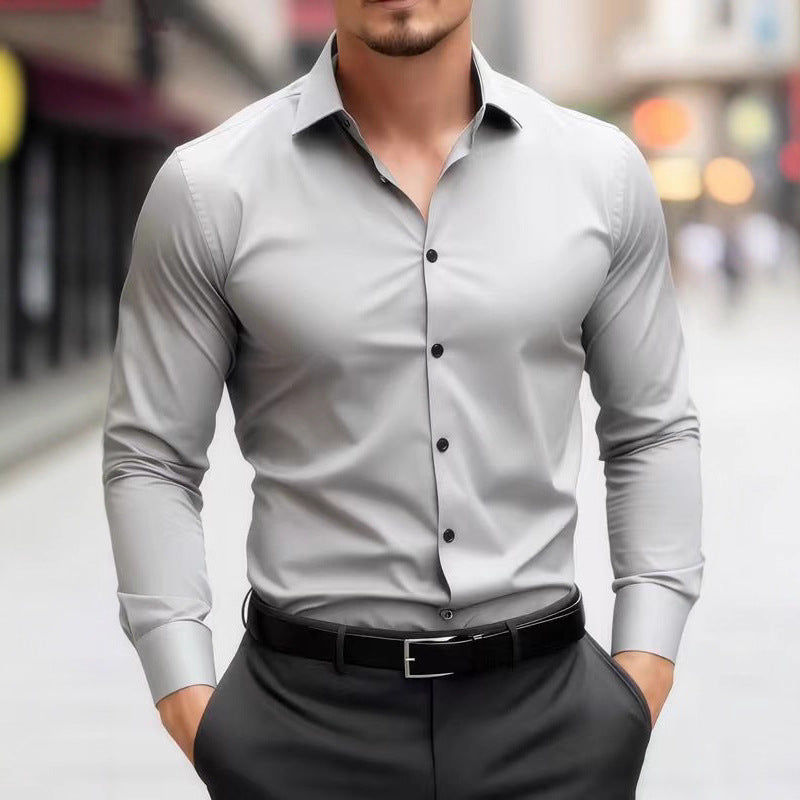 Men's Slim-Fit Professional Shirt - Cool Business-Style Fit