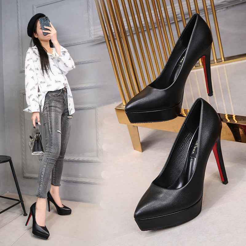 High Heel Stiletto Shoes Women - Elegant Single Shoes for Any Occasion