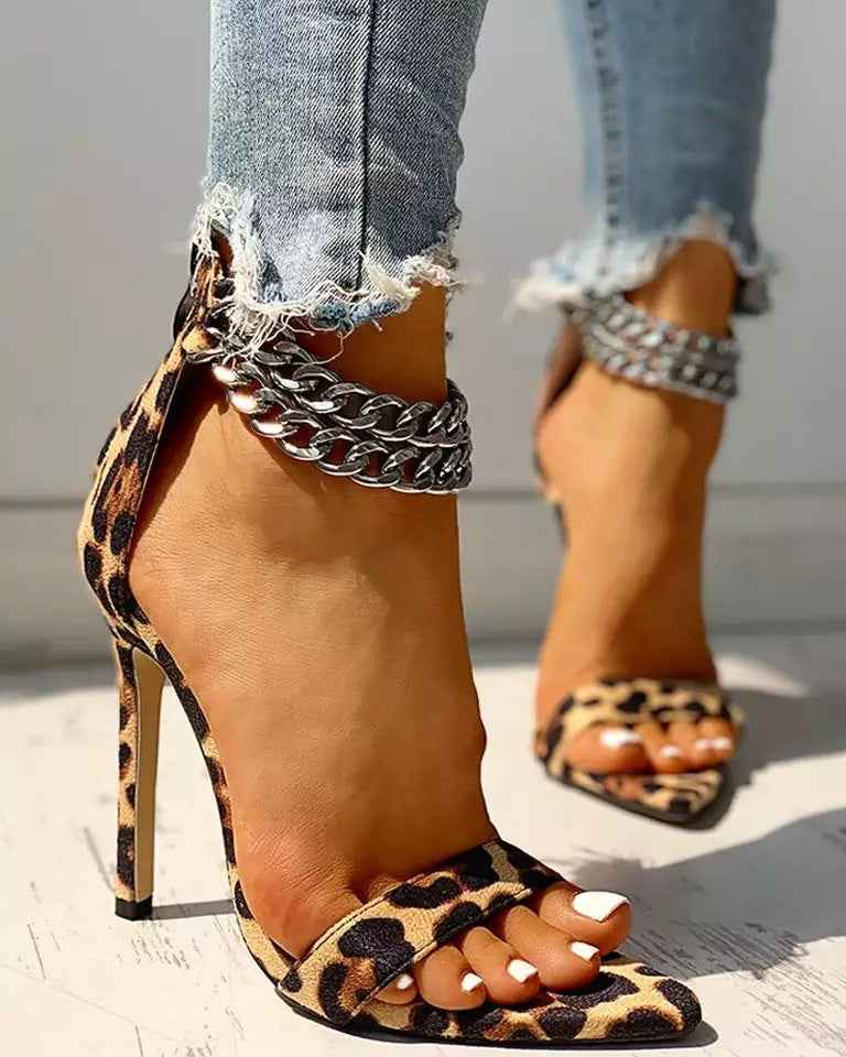 Large High Heel Stiletto Sandals for Women - Comfort and Style