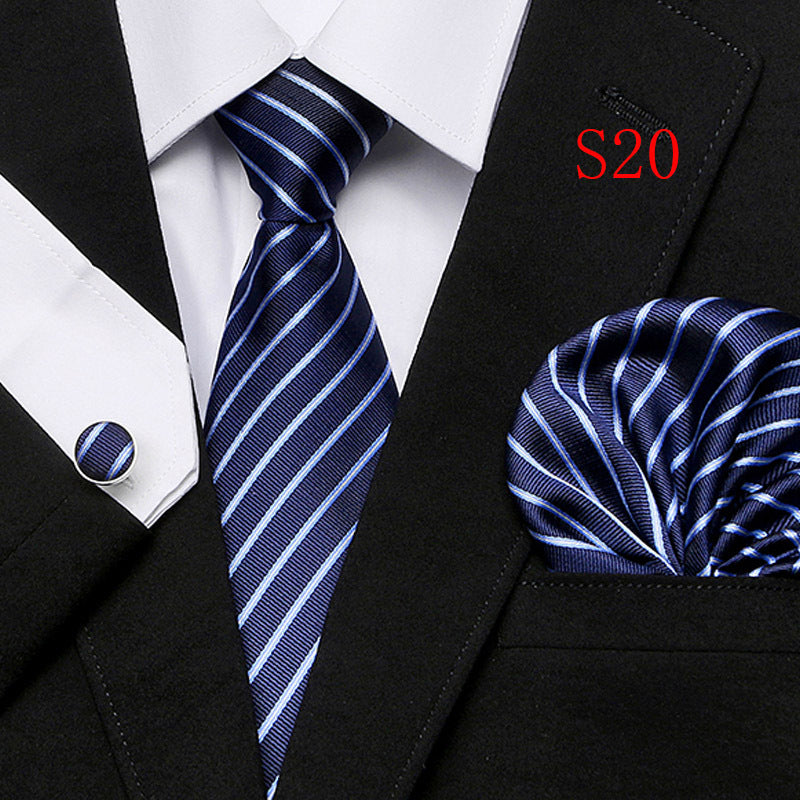 Paisley Tie Three-Piece Set for European and American Style - Neon North Clothing