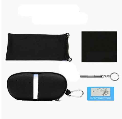 Black Eyewear Glasses Case for Stylish Protection and Storage