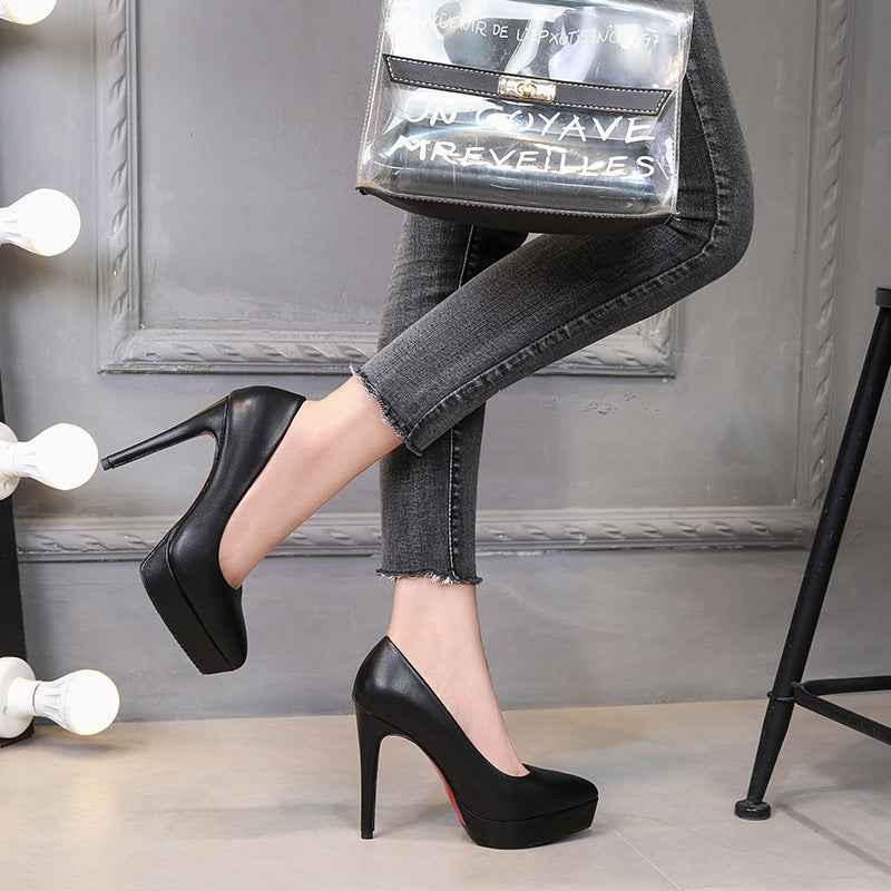 High Heel Stiletto Shoes Women - Elegant Single Shoes for Any Occasion