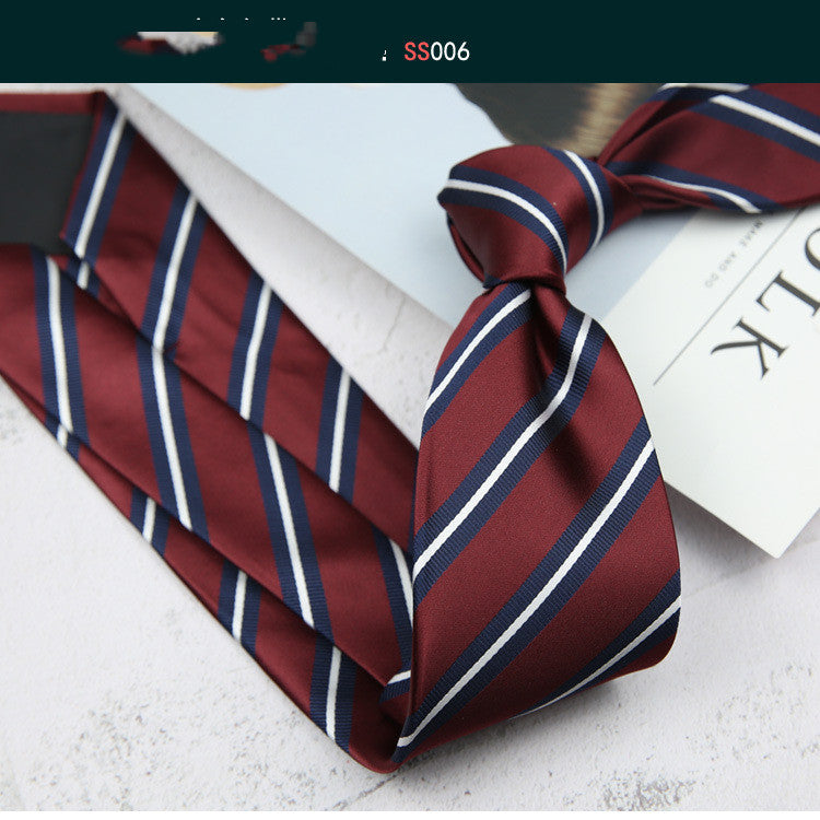 Men's Formal Striped Tie for Business Suit Elegance - Neon North Clothing