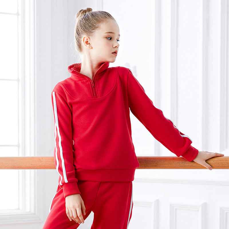 Neon North Kids Velvet Jacket Pants Set - Velvet-Lined Practice Wear for Kids