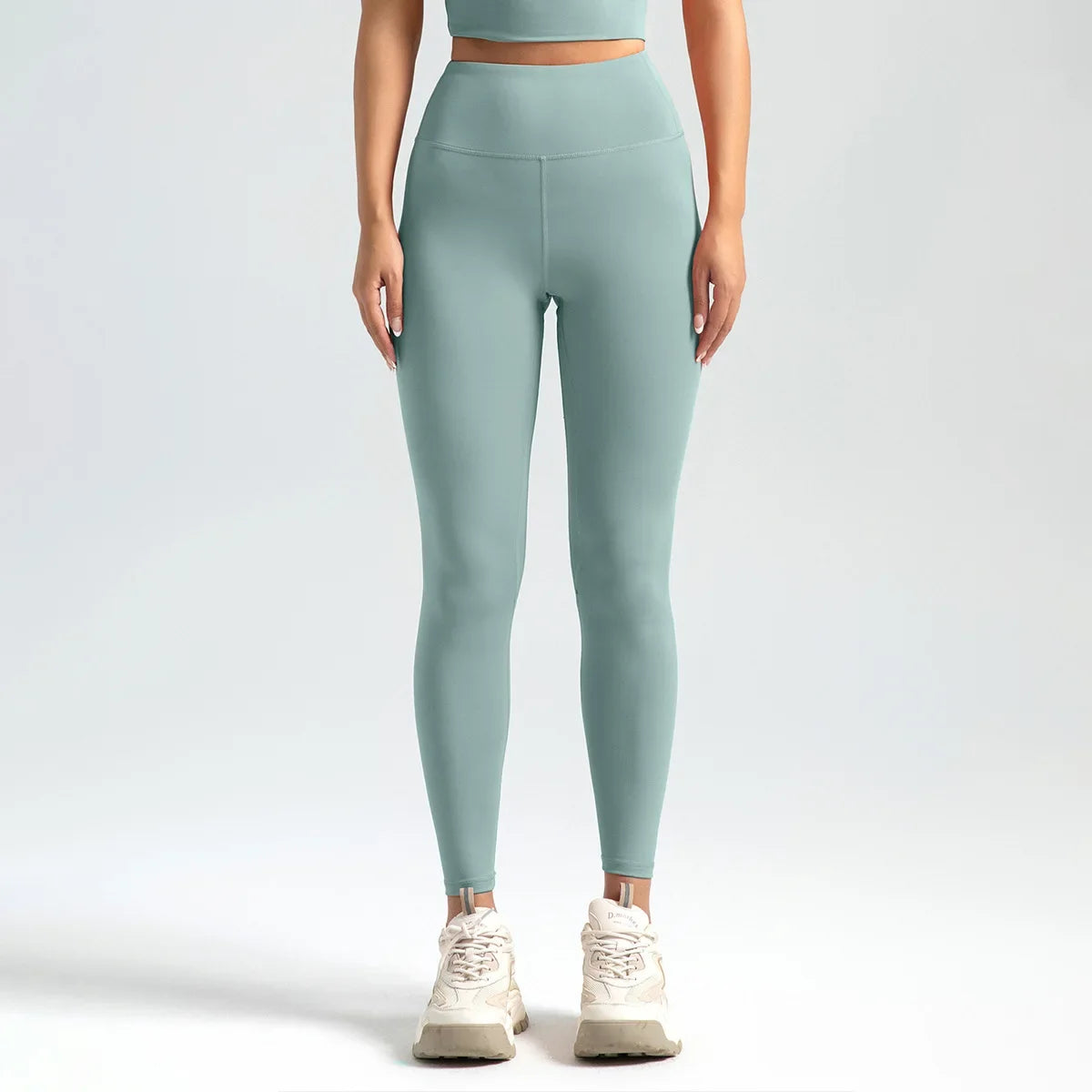 Leggings de gym taille haute sans coutures, effet push-up pour femmes