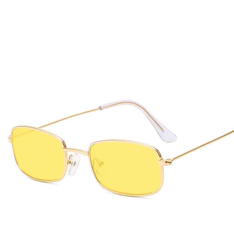 New Metal Small Frame Sunglasses - Retro Street Trendy Glasses for Men and Women