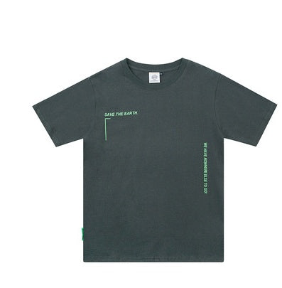 Neon North Loose Fit Save the Earth T-Shirt for Eco-Conscious Style - Neon North Clothing