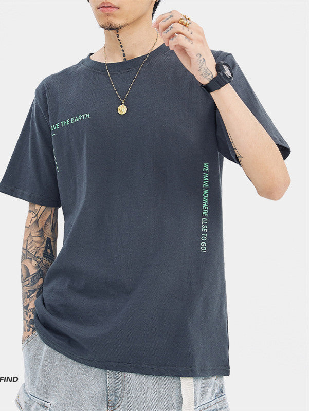 Neon North Loose Fit Save the Earth T-Shirt for Eco-Conscious Style - Neon North Clothing
