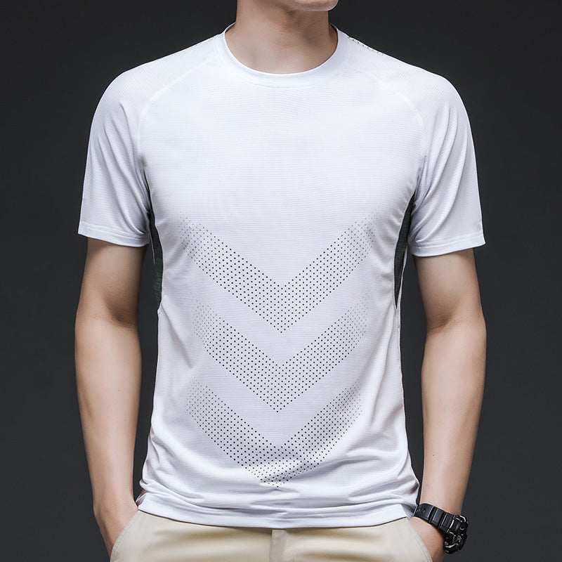 Ice Silk Quick Drying Fitness T-Shirt for Comfortable Training - Neon North Clothing