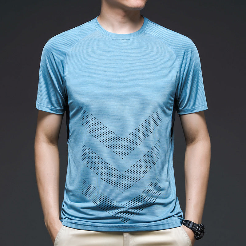 Ice Silk Quick Drying Fitness T-Shirt for Comfortable Training - Neon North Clothing