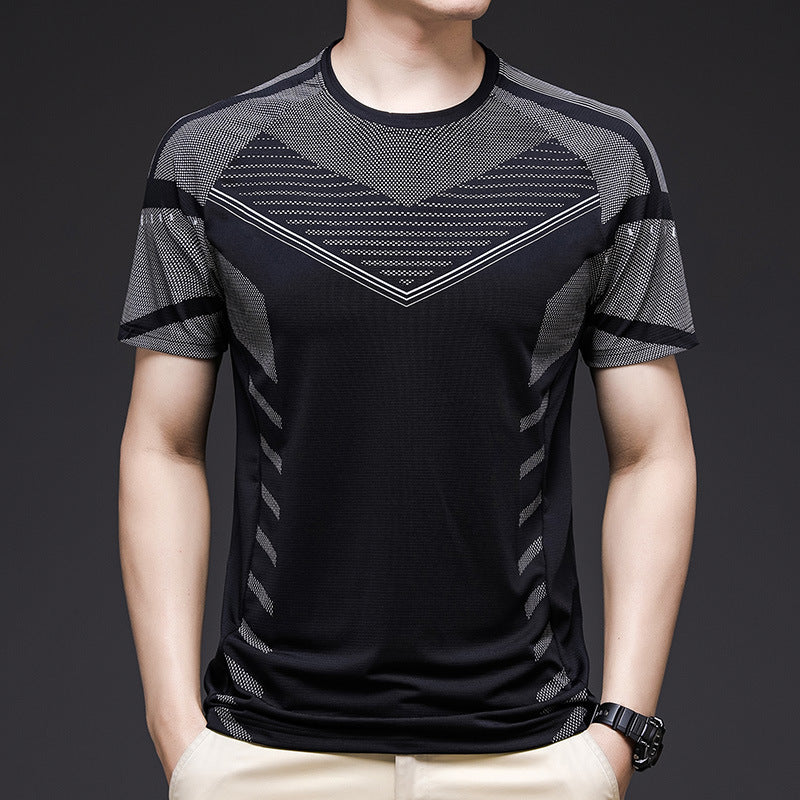 Ice Silk Quick Drying Fitness T-Shirt for Comfortable Training - Neon North Clothing
