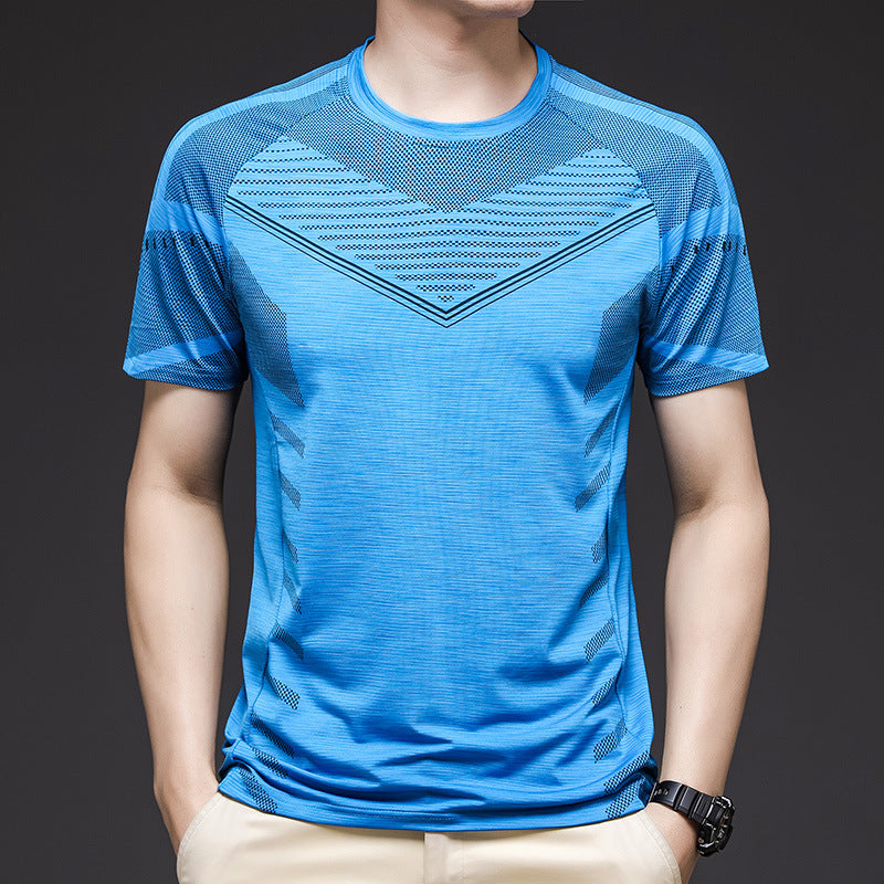 Ice Silk Quick Drying Fitness T-Shirt for Comfortable Training - Neon North Clothing