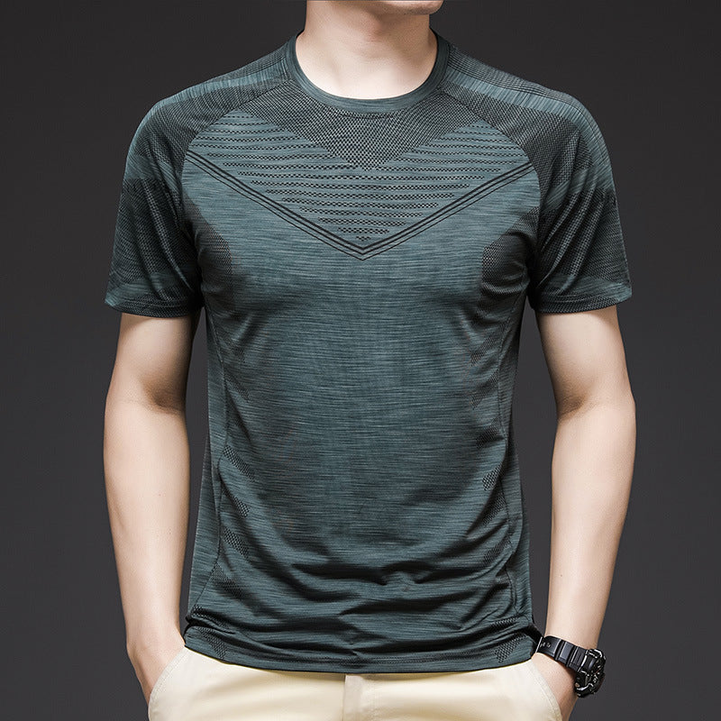 Ice Silk Quick Drying Fitness T-Shirt for Comfortable Training - Neon North Clothing