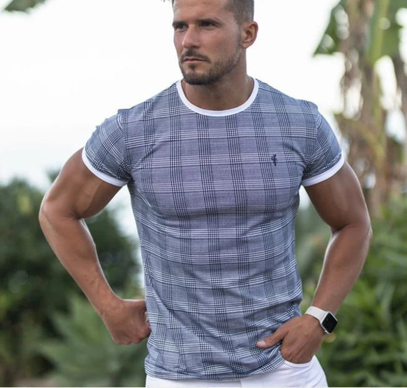 Men's Quick-Drying Fitness T-Shirt - Short-Sleeved Round Neck Casual Design - Neon North Clothing