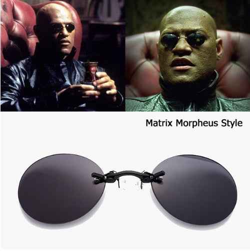 Pinnacle Retro Metal Sunglasses for Men and Women - Stylish Hacking Mini Glasses