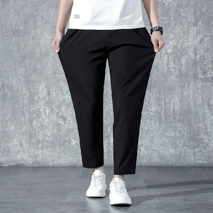 Men's Quick-Drying Sports Trousers - Thin Straight Loose Leisure Fit