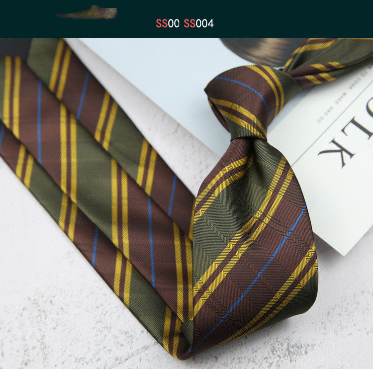 Men's Formal Striped Tie for Business Suit Elegance - Neon North Clothing