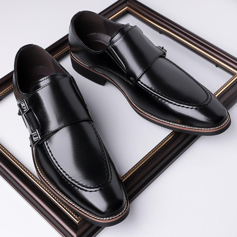 Chaussures d'affaires polyvalentes, respirantes et faciles à enfiler pour hommes