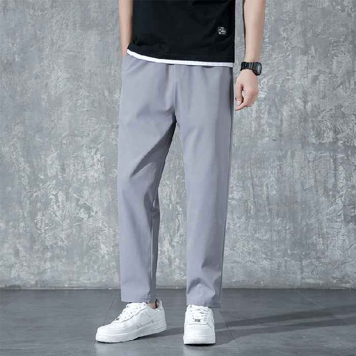 Men's Quick-Drying Sports Trousers - Thin Straight Loose Leisure Fit