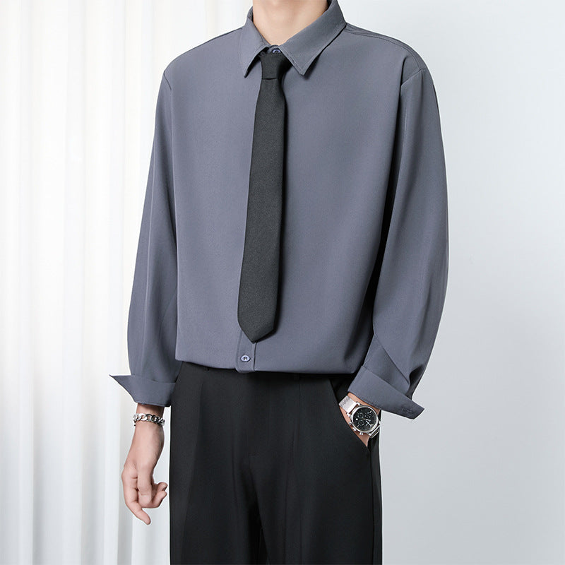 Versatile Wrinkle Free Business Casual Shirt - Relaxed Fit for Easy Style