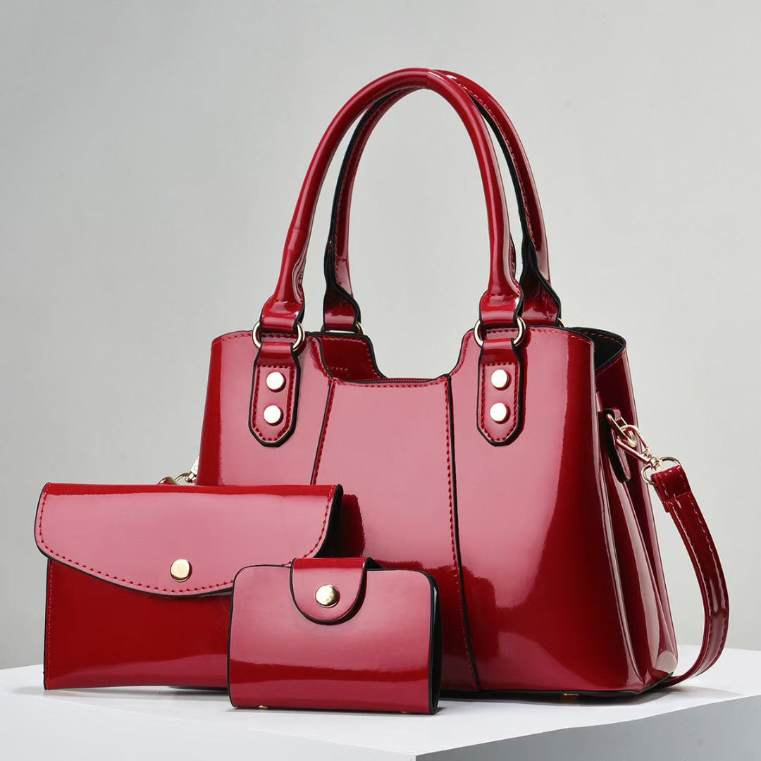 Large-capacity Mother-and-child Crossbody Bag Three-piece Set