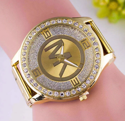 MK Alloy Diamond-Embedded Men's Wristwatch - Neon North Clothing