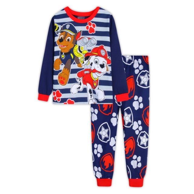 Paw Patrol Cotton Two-piece Set for Kids Aged 1-8 Years - Neon North Clothing