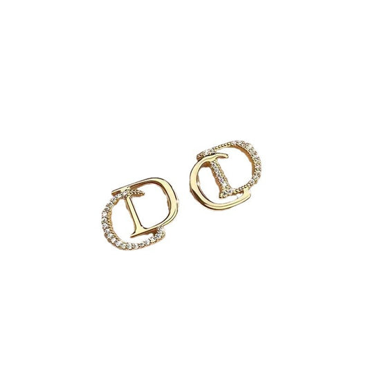 Letter C and D Earrings - Neon North Clothing