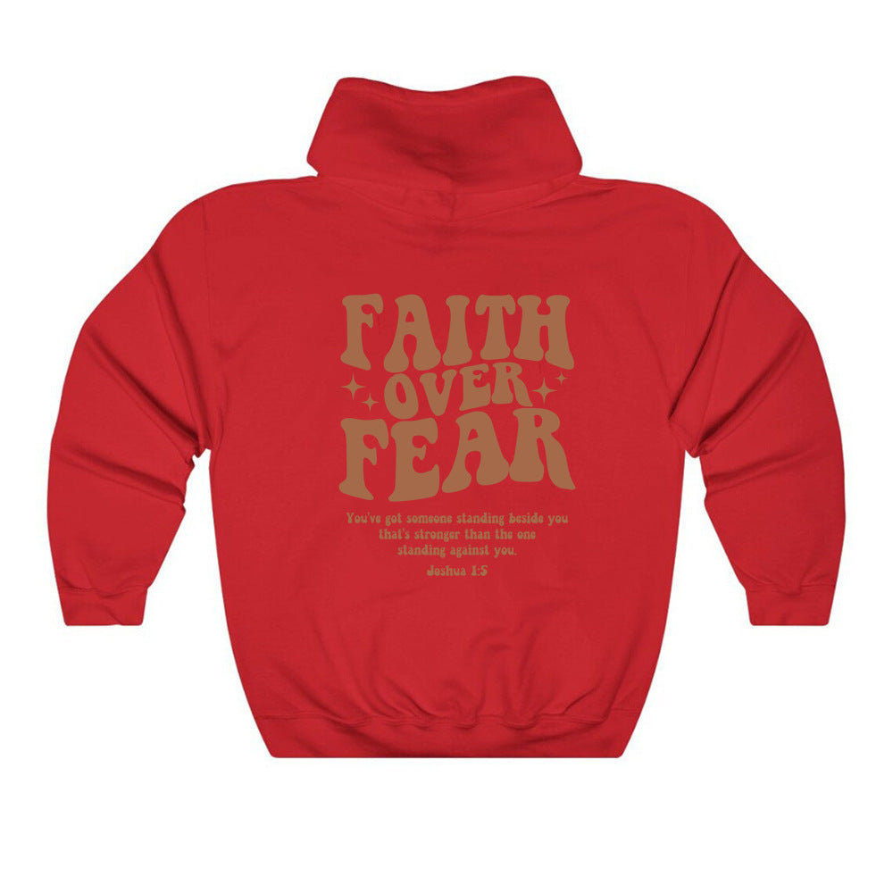 Faith Over Fear Hoodie - Inspirational Christian Sweatshirt for Ultimate Comfort