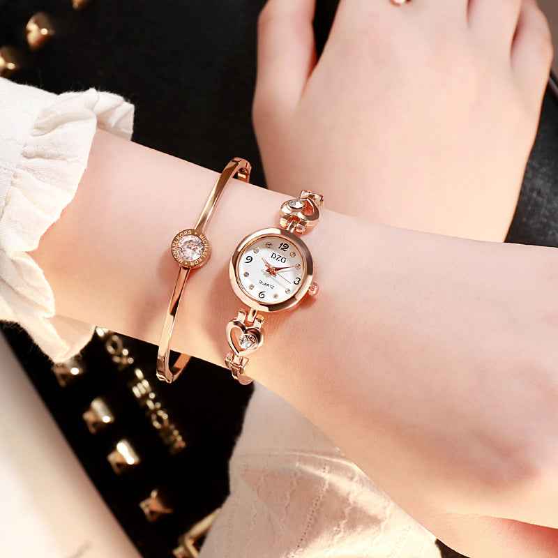Rhinestone Casual Watch for Women - Simple Jewelry Style