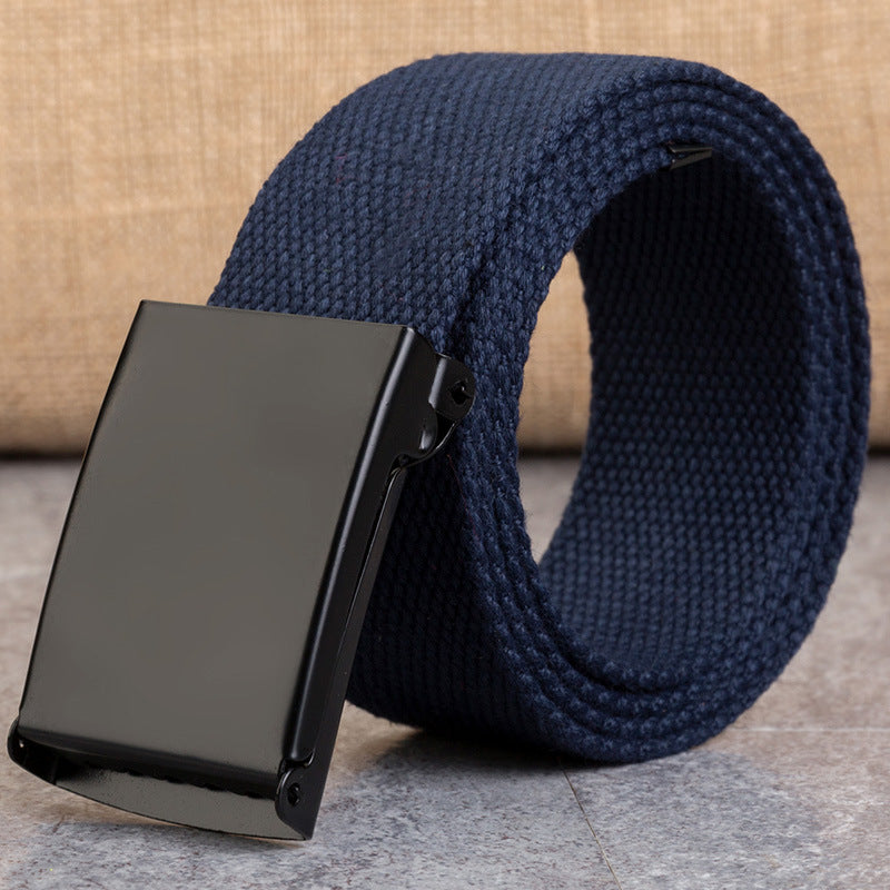 Snap-Clasp Candy-Colored Canvas Belt for Men - Neon North Clothing