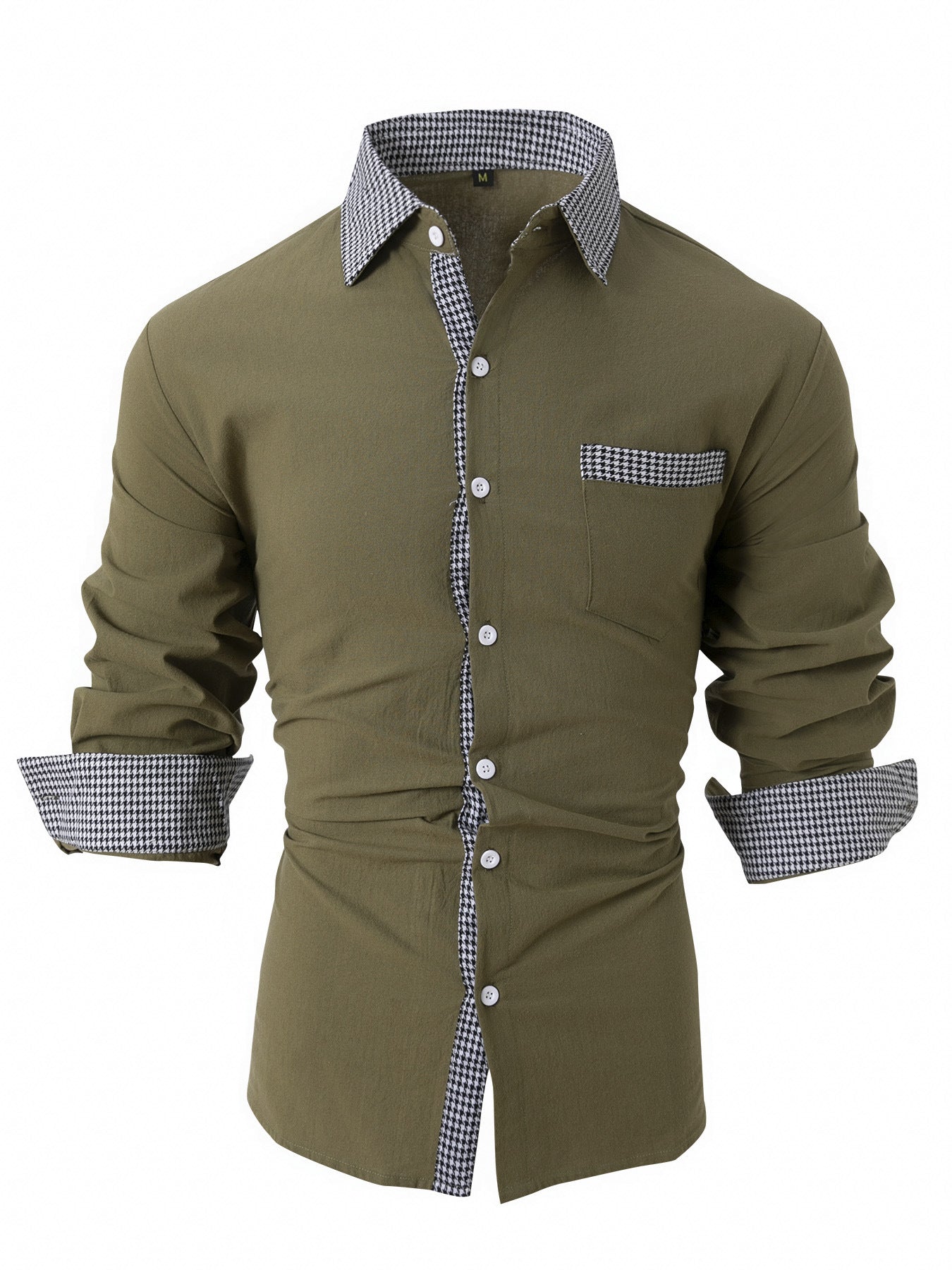 Mens Casual Long Sleeve Shirt for Effortless Style and Comfort
