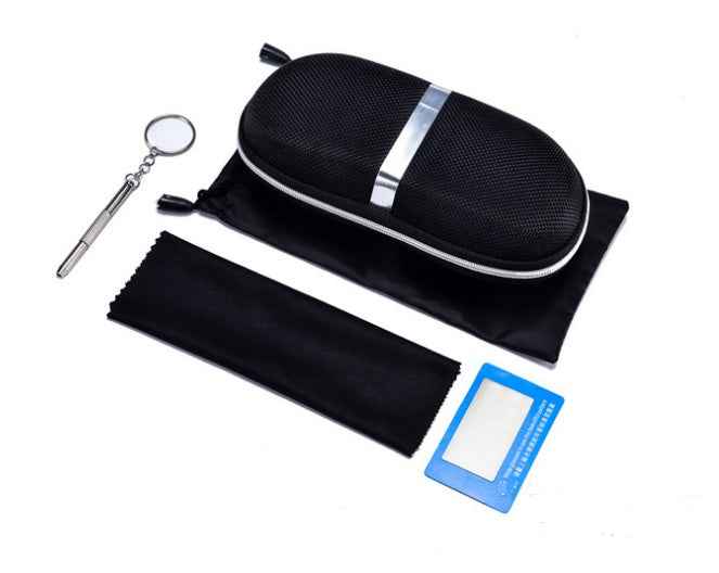 Black Eyewear Glasses Case for Stylish Protection and Storage