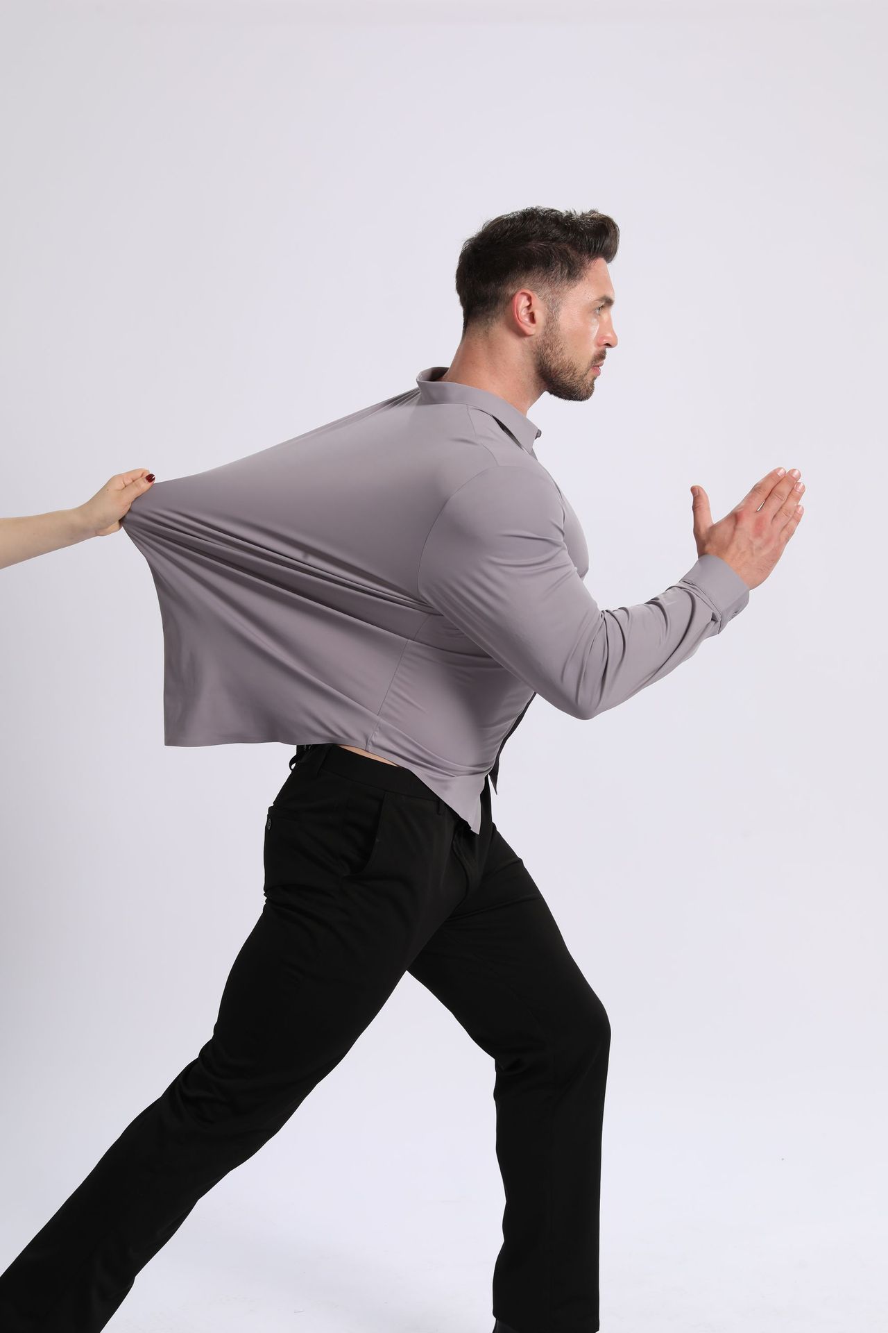 Ice-Cool Wrinkle-Resistant Shirt - Slim Fit, Silky Smooth Fabric