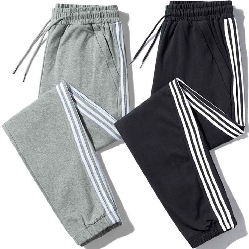 Men's Three-Stripe Casual Pants - Harlan Fashion Trends Long Pants