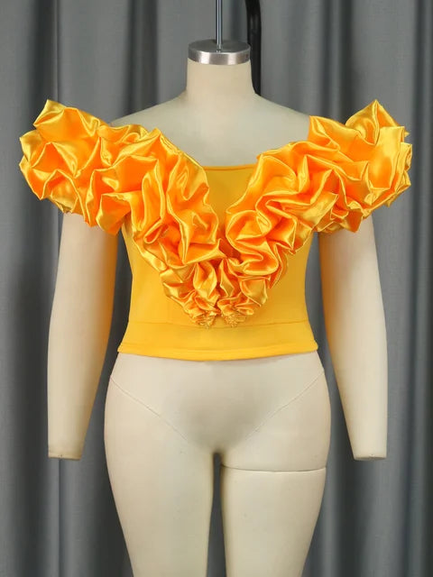 Slash Neck Lace Top with Zipper and Decorative Lace Detail - Neon North Clothing