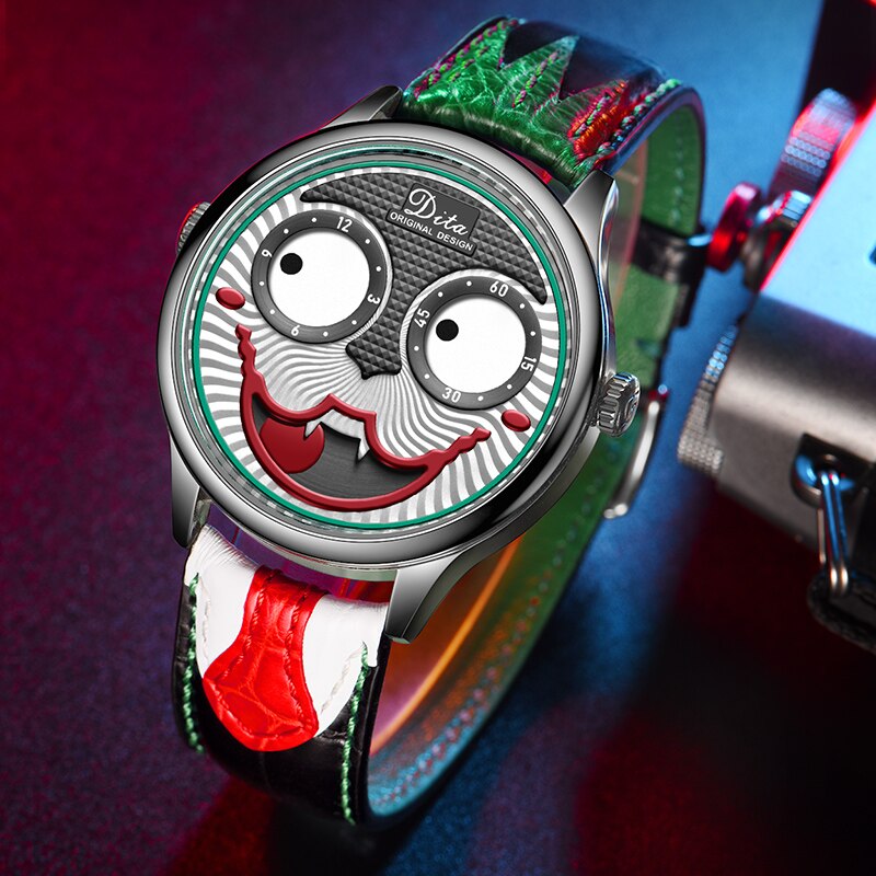 Joker Luxury Quartz Watch - Limited Edition Designer Alloy Timepiece - Neon North Clothing