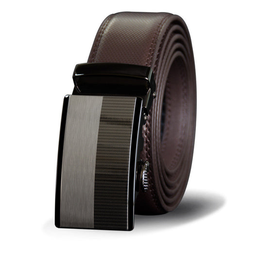 Men's Cowhide Belt - Two-Layer Durable Leather Design