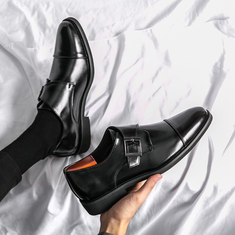 Low-cut British-style Business Shoes for Trendy Professionals