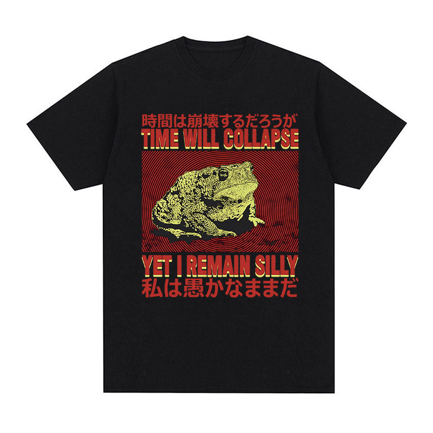 Men's Cotton Casual T-Shirt - Loose Fit Printed Short Sleeved Style - Neon North Clothing