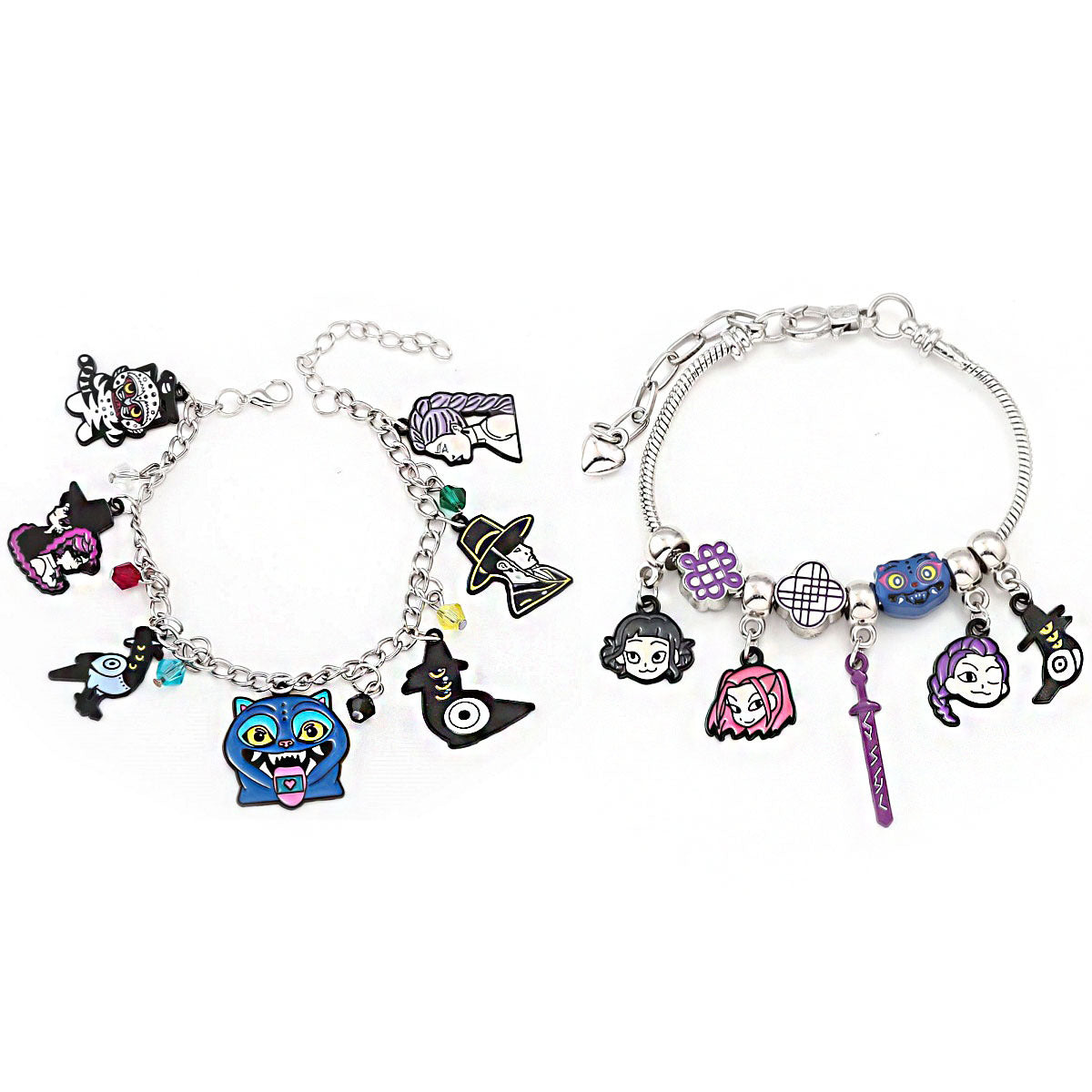 Cartoon Anime K-POP Demon Slayer Girl Pendant DIY Bracelet - Neon North Clothing