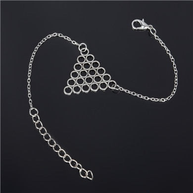 Simple Style Silver Plated Charm Bracelet - Neon North Clothing