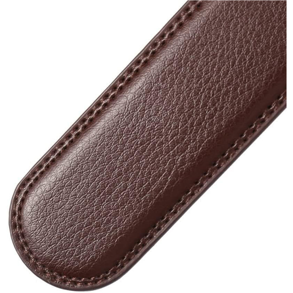 Men Belt Leather Belt For Men With Anti-Scratch Buckle Control Design For Formal Work Or Casual - Neon North Clothing