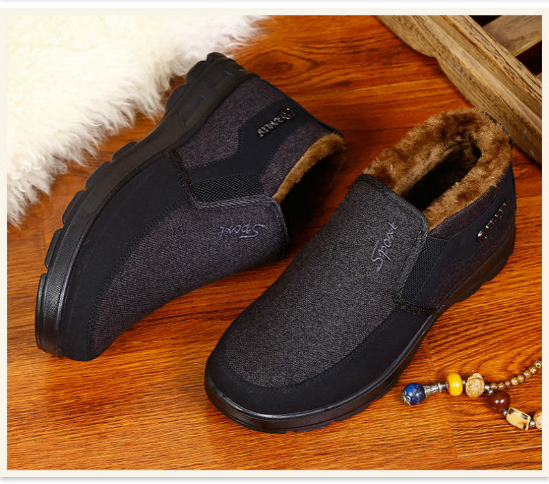 Comfortable Plush Non-Slip Boots with Wear-Resistant Sole and Soft Inner Lining