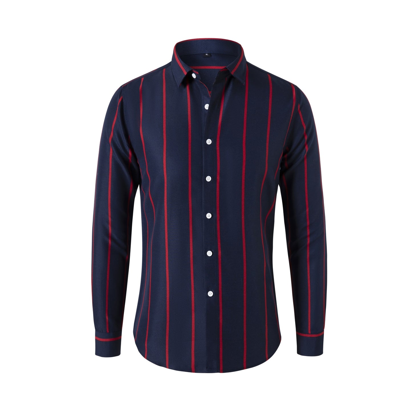 New Striped Long Sleeve Shirt for Men - Slim Fit