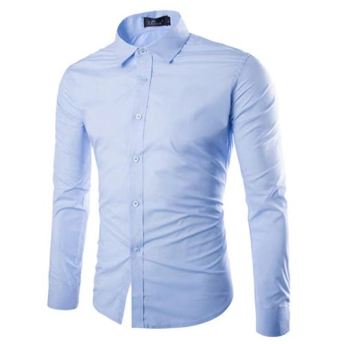 Casual Polo Shirt - Ironing Free Long Sleeves Regular Fit