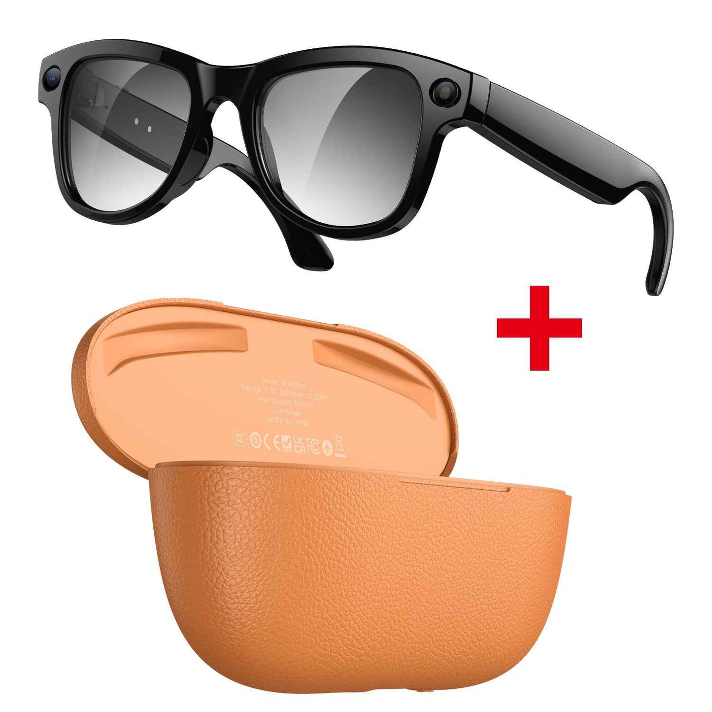 AI Image Recognition Glasses with 8-Megapixel Resolution and Wi-Fi Transmission