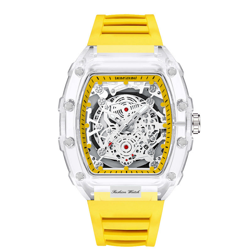 KIMSOUN Transparent Men's Cross-border Watch - Neon North Clothing